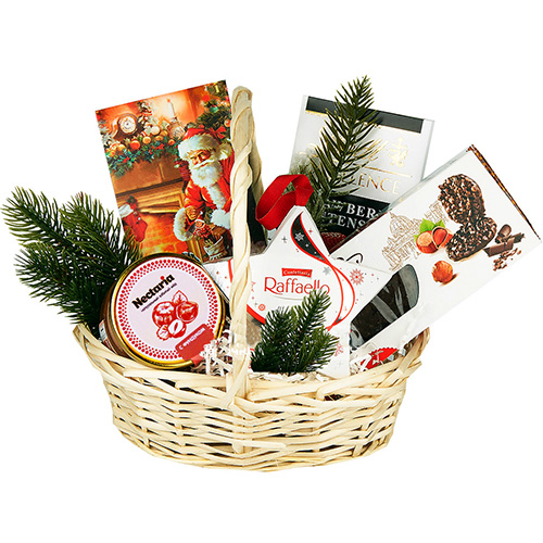 "Коллегам". Корзина новогодняя