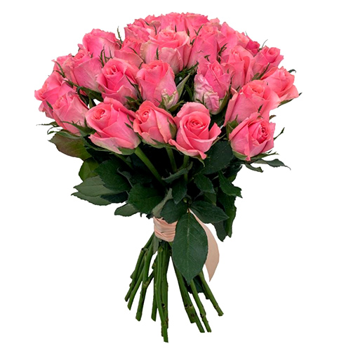 "Розовые кенийские розы". Букет роз