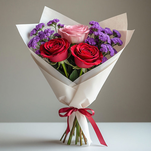 "Пурпурная симфония". Букет сборный