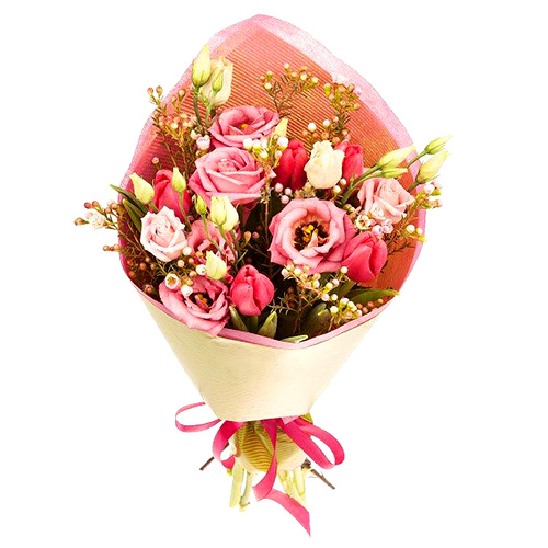 "Розовый восторг". Букет сборный