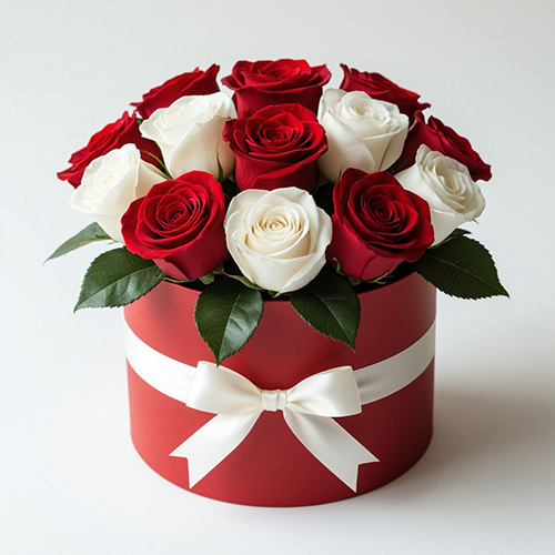 "Королевский дуэт". Цветочная композиция