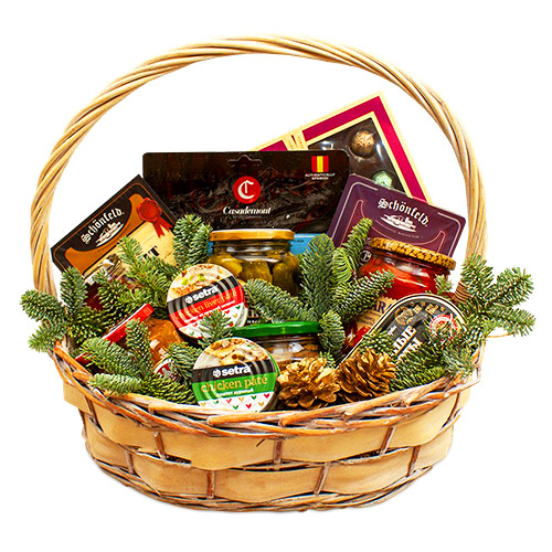 "Новогодний ларец". Корзина подарочная