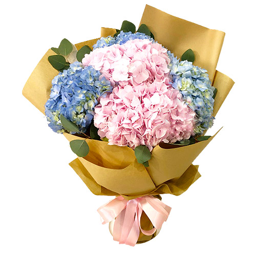 "Воздушное блаженство". Букет гортензий