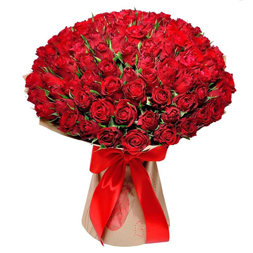 "Букет красных роз". Букет роз