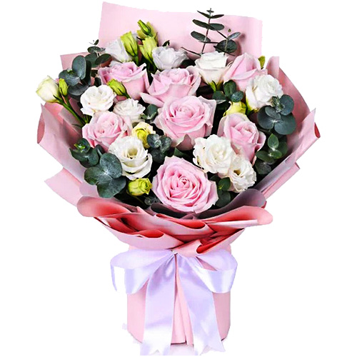 "Розовый восторг". Букет сборный